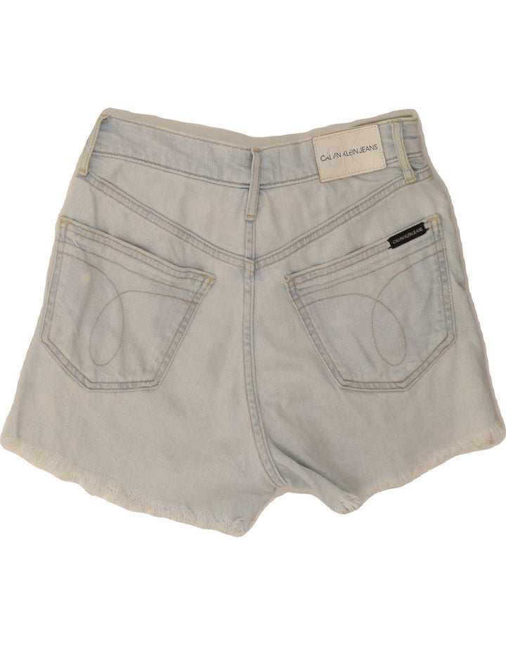 Женские джинсовые шорты CALVIN KLEIN W26, маленькие синие