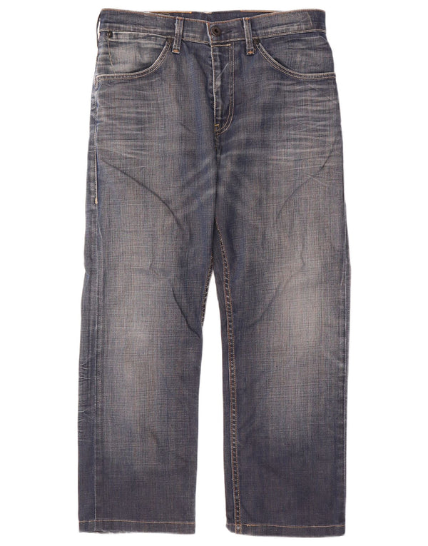 Мужские прямые джинсы Levi's W34 L29 синие, хлопок