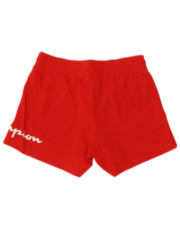 Женские спортивные шорты Champion с графическим рисунком UK 6 XS, красный хлопок