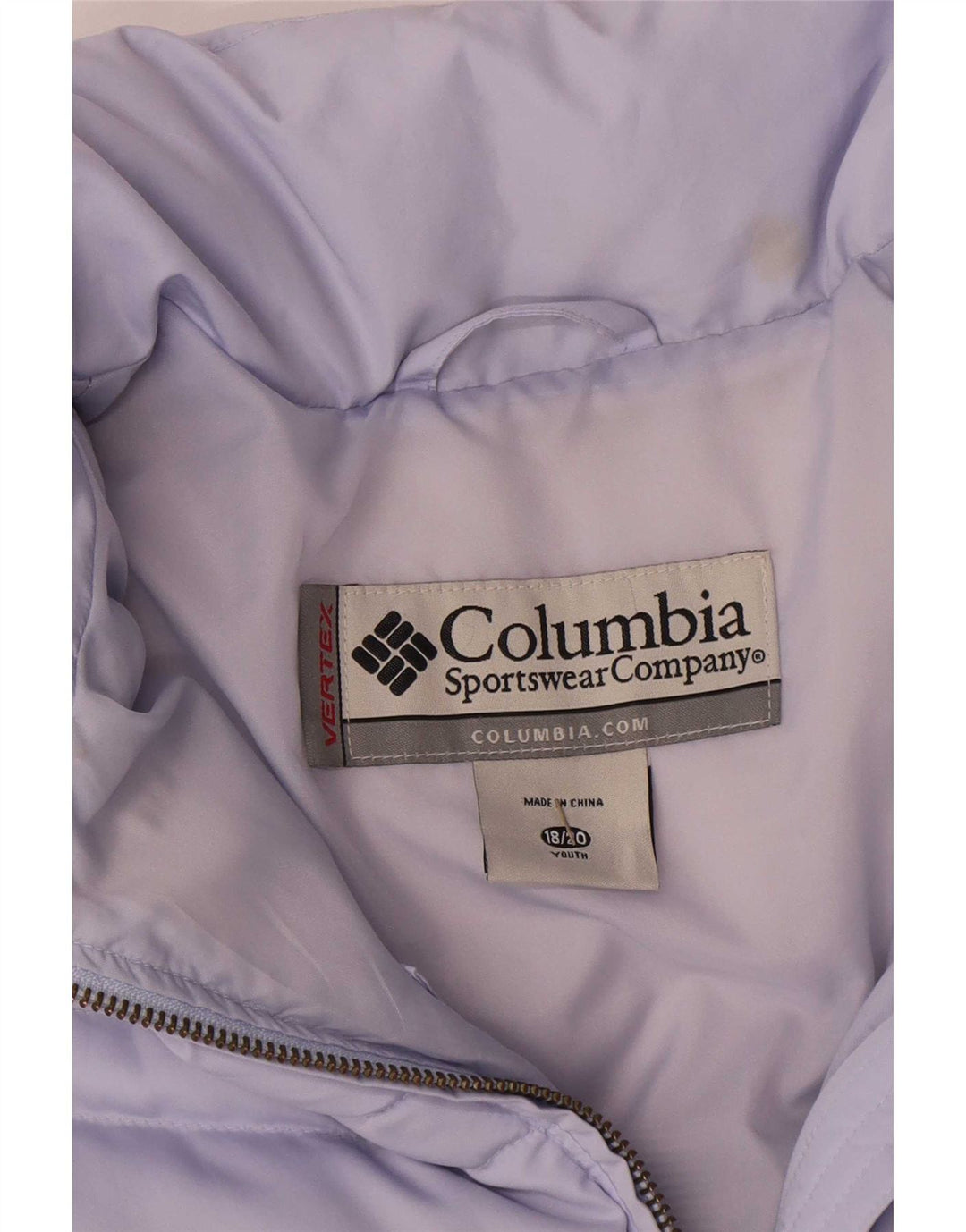 Утепленная куртка Columbia для девочек 15–16 лет, фиолетовый полиэстер