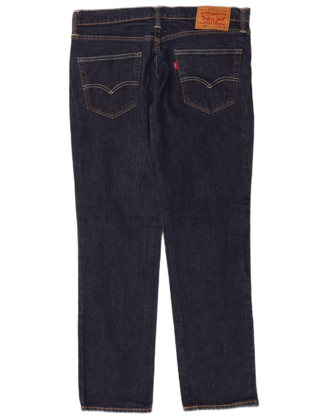 Мужские джинсы Levi's 511 Slim W34 L30 Темно-синие, хлопок