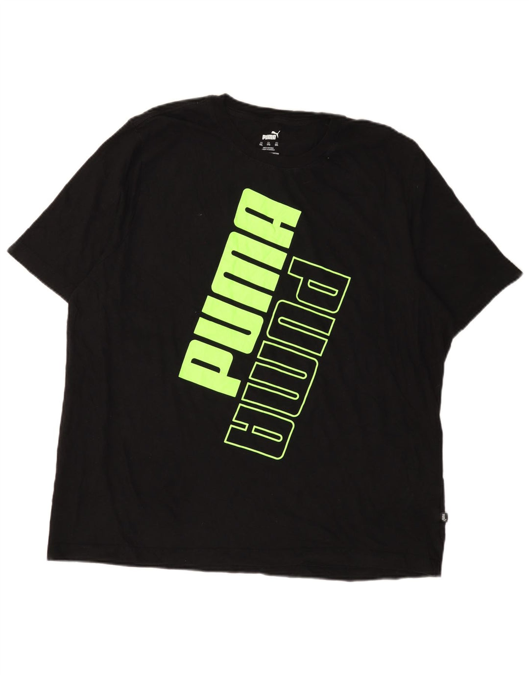 Мужская футболка с рисунком Puma 2XL, черная