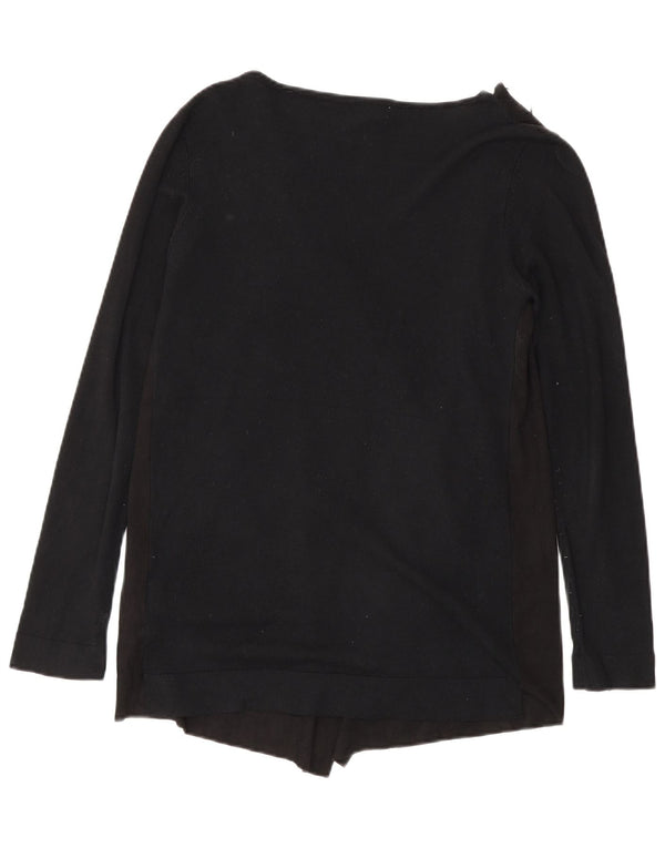 Мужской открытый кардиган Zara UK 10, маленький черный вискоза