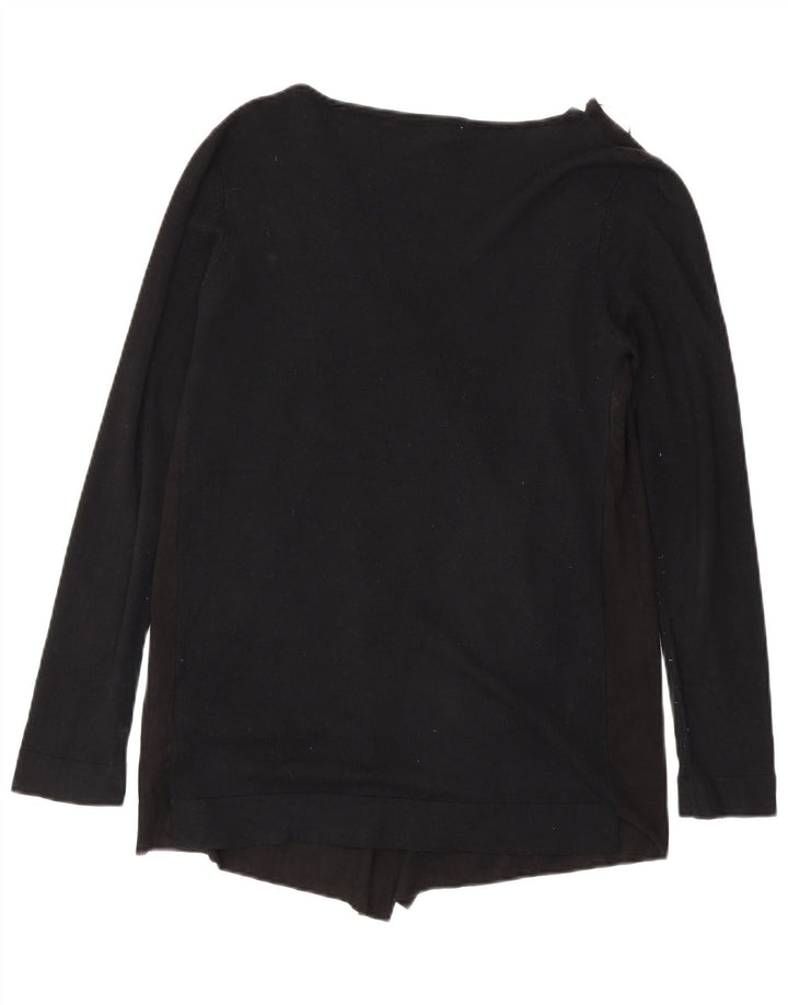 Мужской открытый кардиган Zara UK 10, маленький черный вискоза