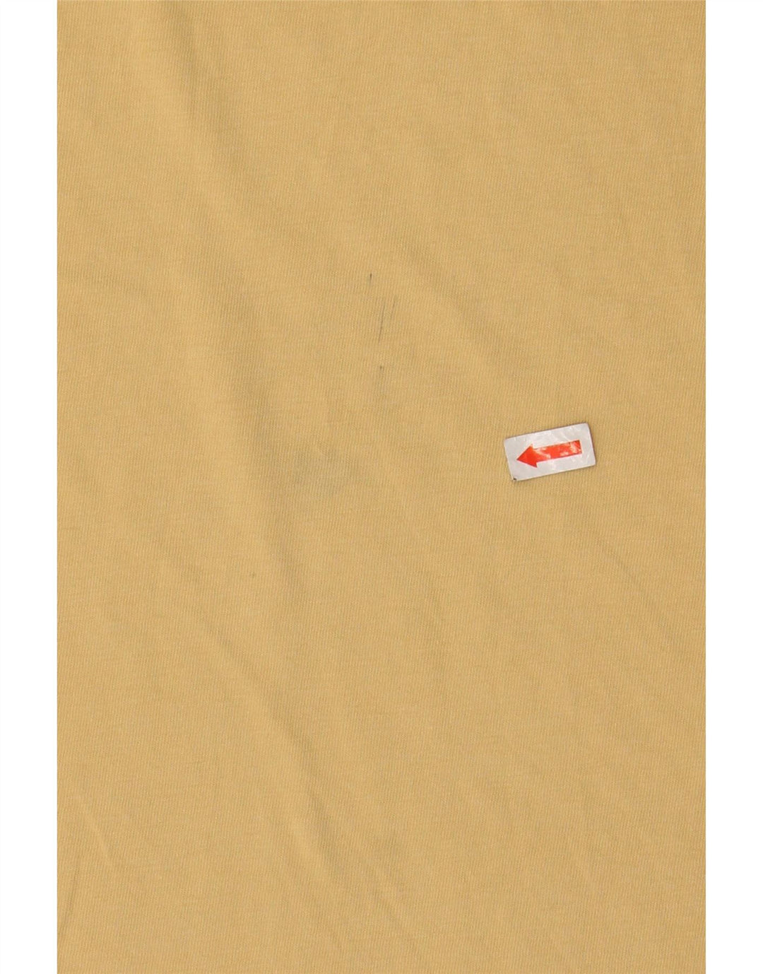Мужская футболка классического кроя с рисунком VANS, хлопковый топ среднего желтого цвета