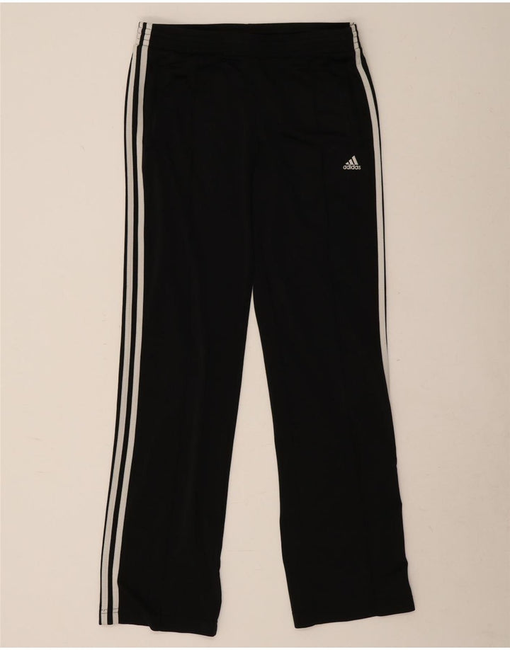 Женские спортивные брюки Adidas UK 12, средний черный полиэстер