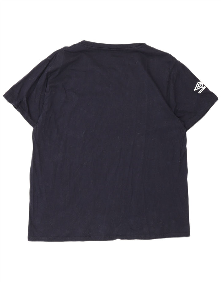 Umbro Мужская футболка с рисунком Top 2XL Темно-синий