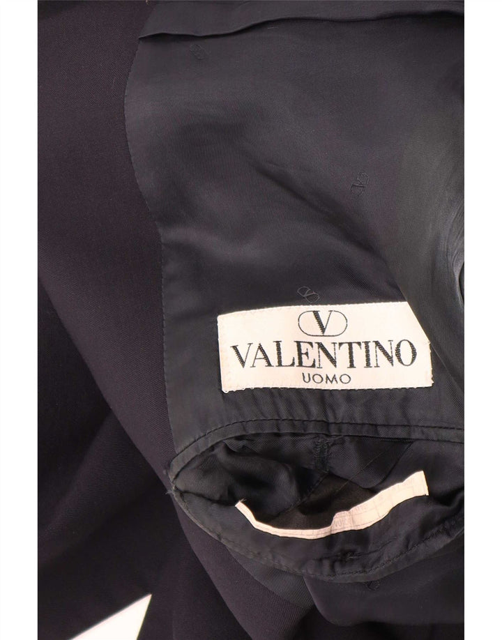 Мужской пиджак Valentino на 3 пуговицах UK 40, большой темно-синий