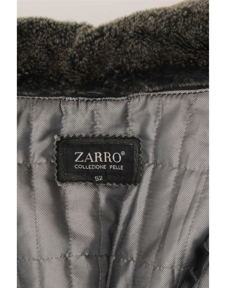 Куртка мужская кожаная Zarro IT 52 XL черная