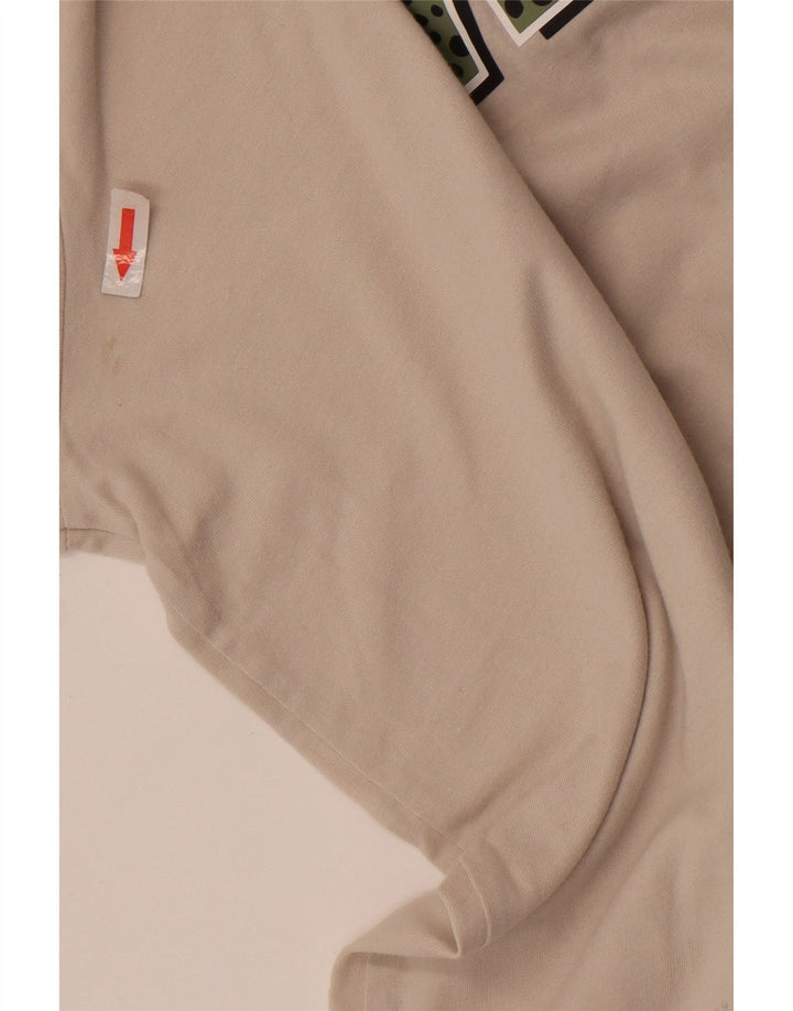 Мужская футболка с рисунком Nike Top 2XL, бежевый хлопок