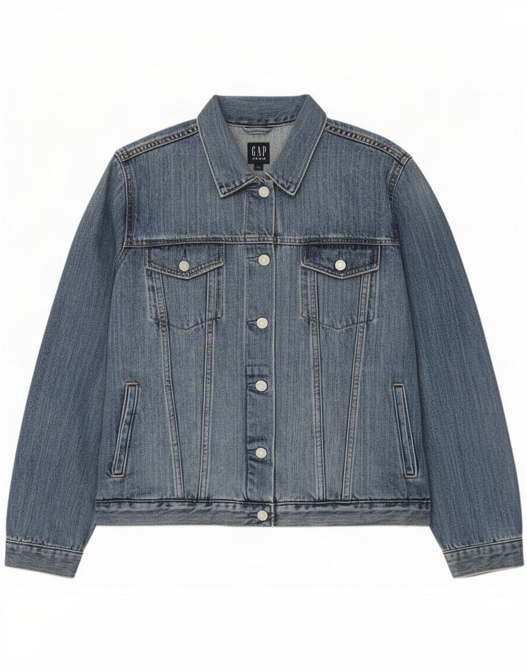 Женская джинсовая куртка Gap UK 18 XL, синяя, хлопок