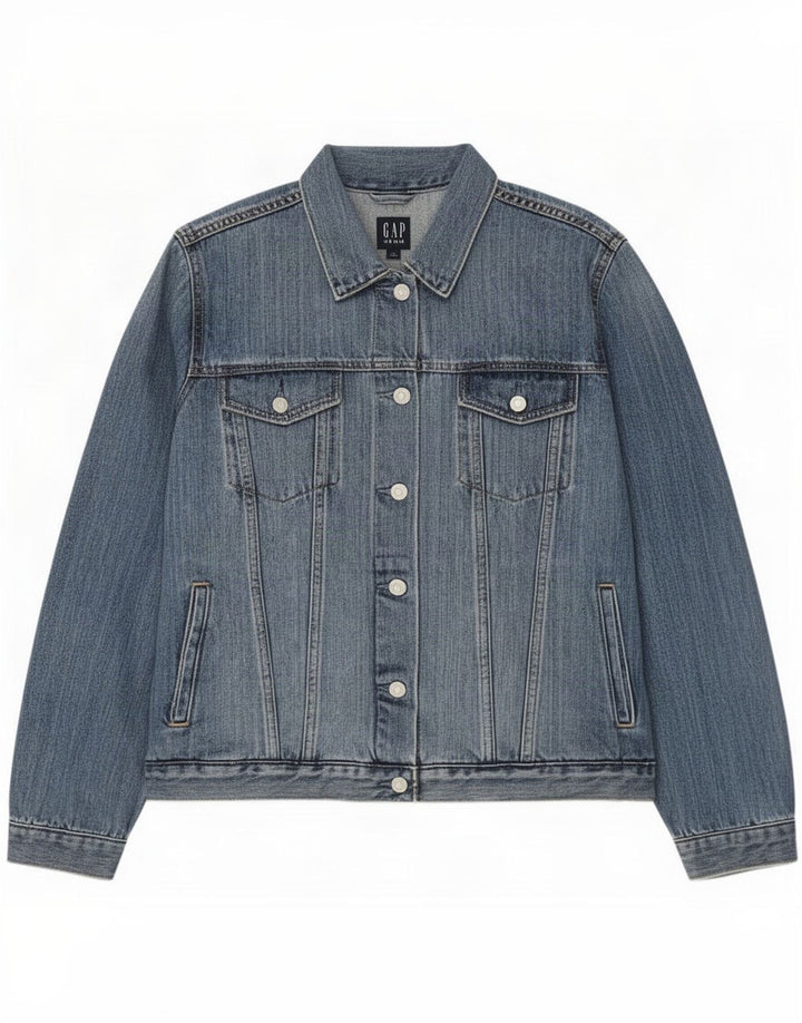 Женская джинсовая куртка Gap UK 18 XL, синяя, хлопок