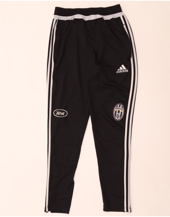 Мужские спортивные брюки Adidas Juventus с графическим рисунком, маленькие черные полиэстеровые брюки