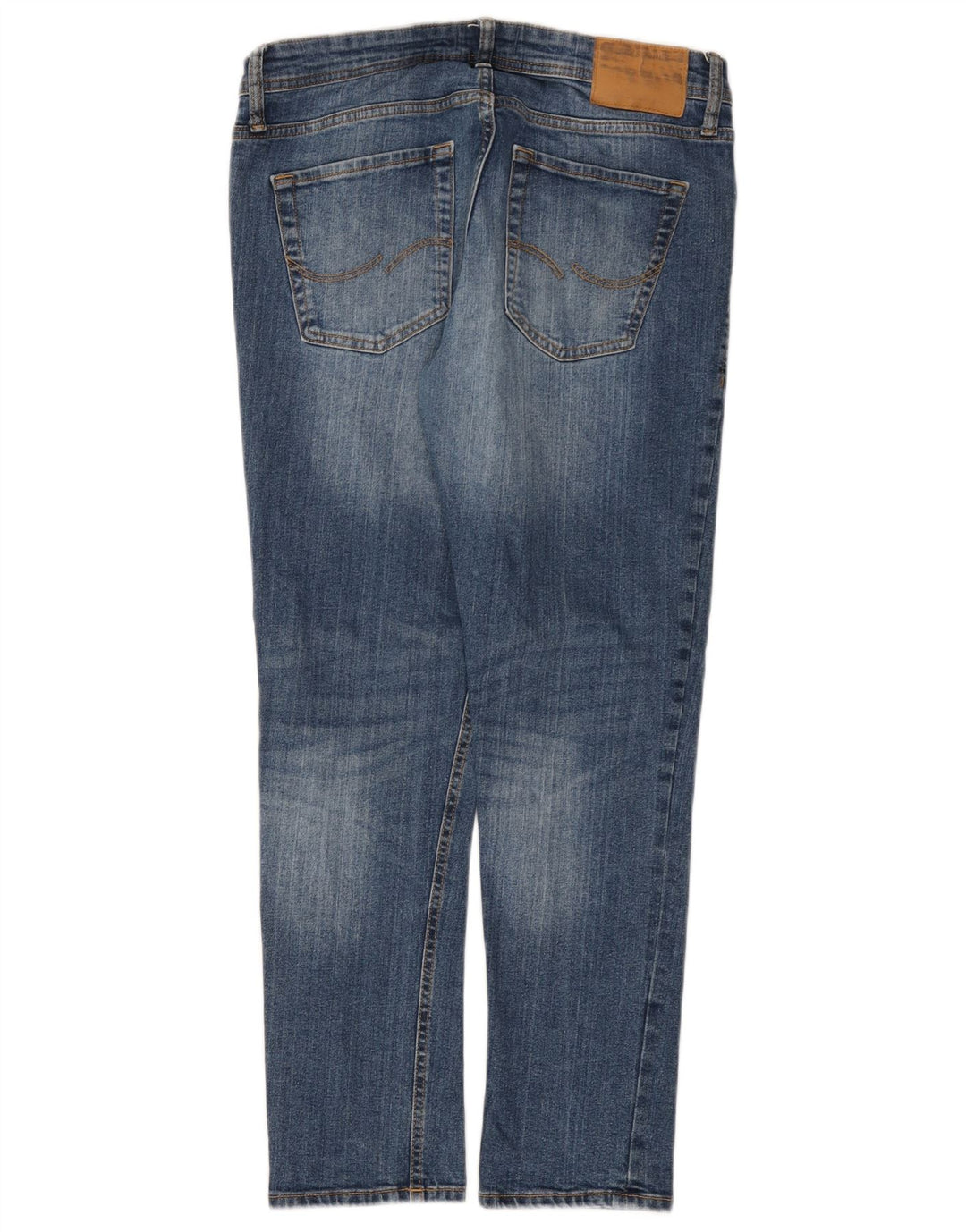 Мужские узкие джинсы JACK & JONES W34 L30 синие, хлопок