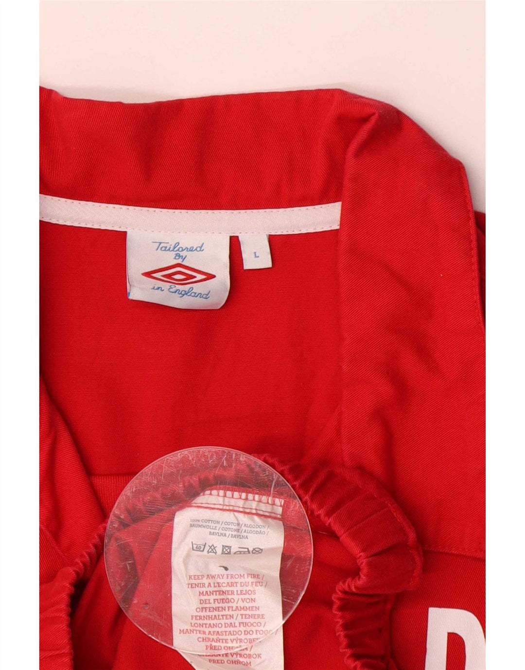 Umbro Мужской пуловер с графическим принтом, спортивный костюм, верхняя куртка, большой красный хлопок