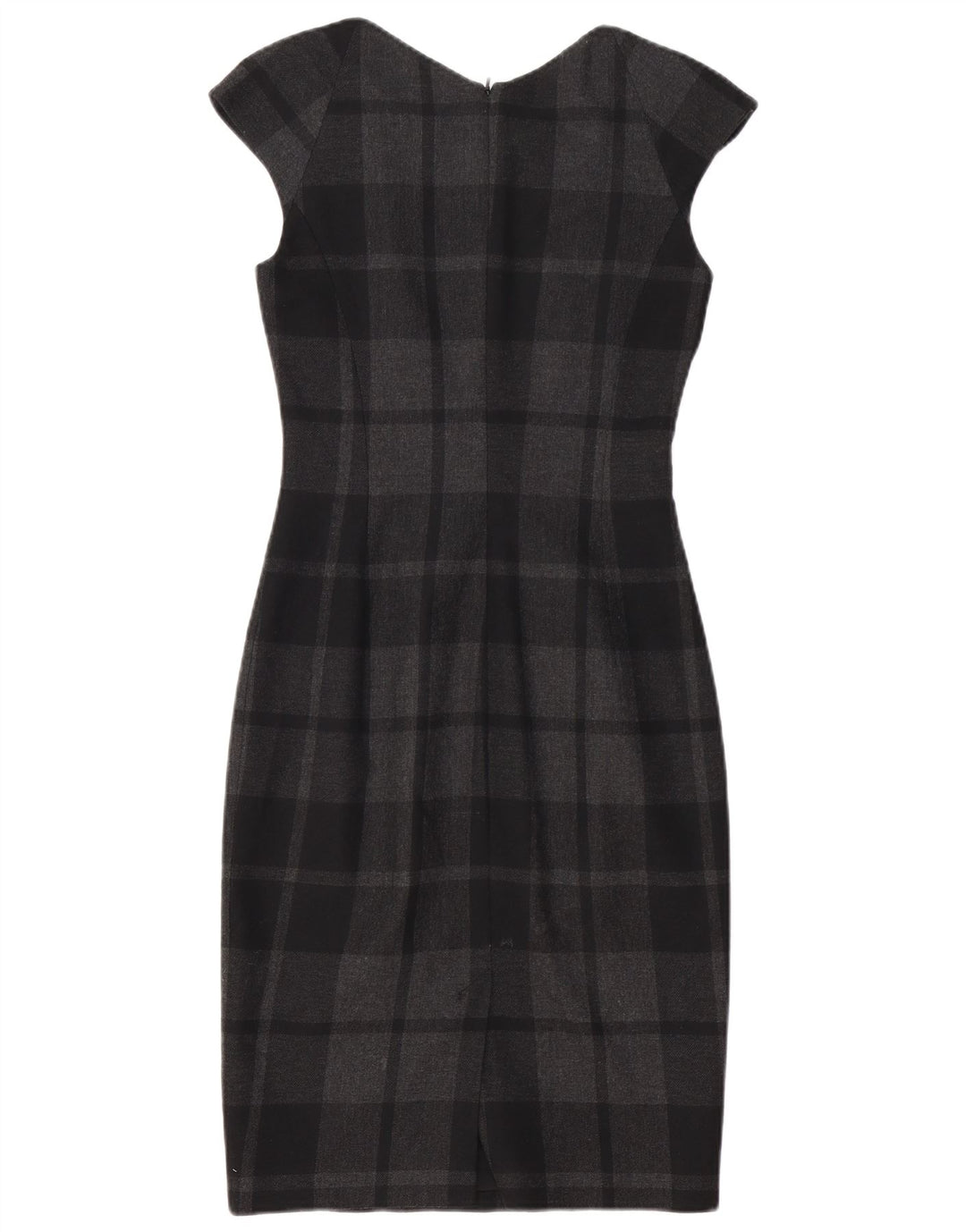Женское платье-футляр Karen Millen UK 8, маленькое черное платье в клетку из полиэстера