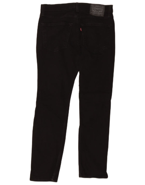 Мужские зауженные джинсы Levi's 502 W32 L32, черный хлопок