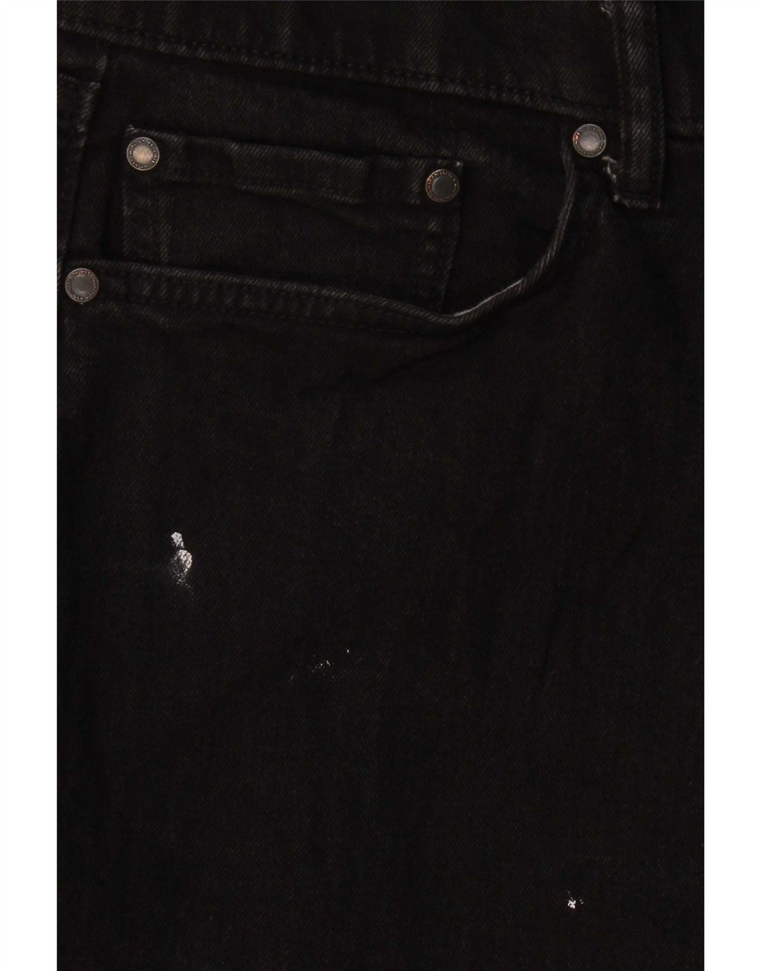 Мужские прямые джинсы Marks & Spencer W34 L31, черные, хлопковые