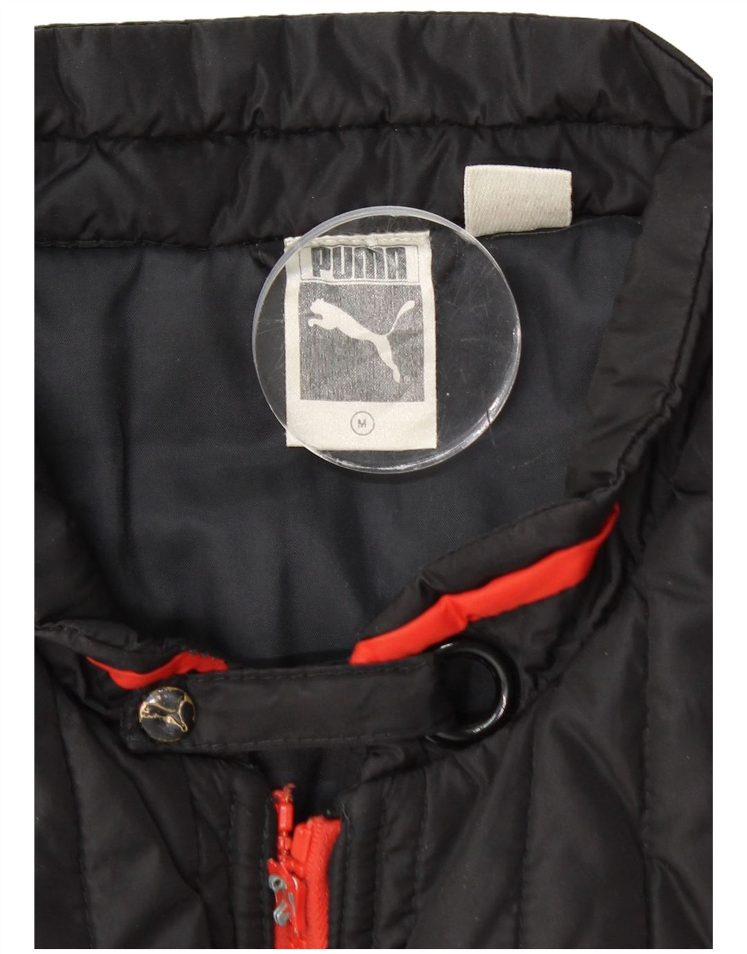 Мужская стеганая куртка PUMA UK 38 Medium Black Colorblock