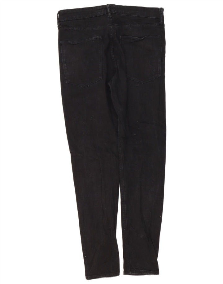Мужские джинсы скинни Marks & Spencer W32 L31, черный хлопок