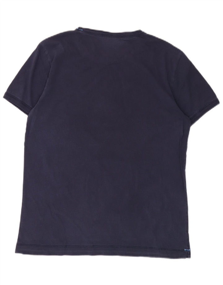 Мужская футболка с рисунком BEST COMPANY Top Small Navy Blue