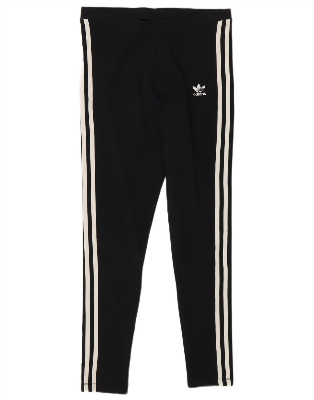 Женские леггинсы Adidas UK 10, маленькие черные хлопковые