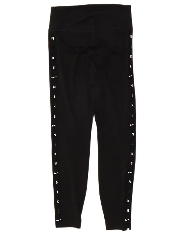 Женские леггинсы с рисунком NIKE Dri Fit UK 6 XS, черные