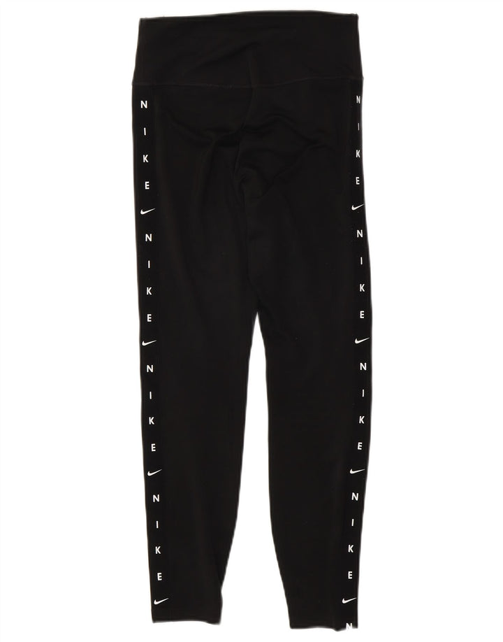 Женские леггинсы с рисунком NIKE Dri Fit UK 6 XS, черные