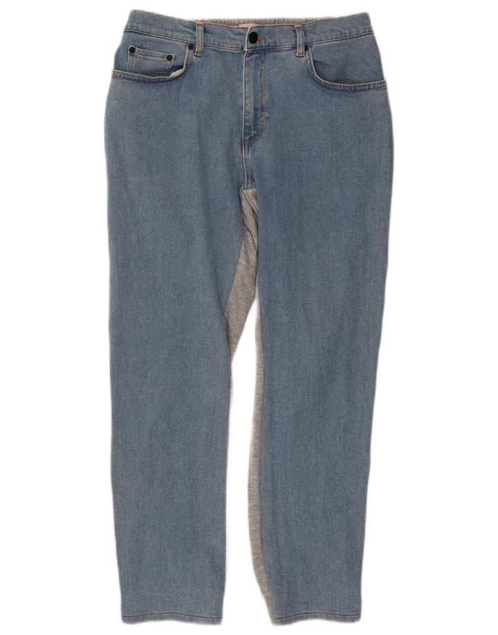 Женские узкие джинсы FRENCH CONNECTION UK 12, средние W30 L28, синие цветные блоки