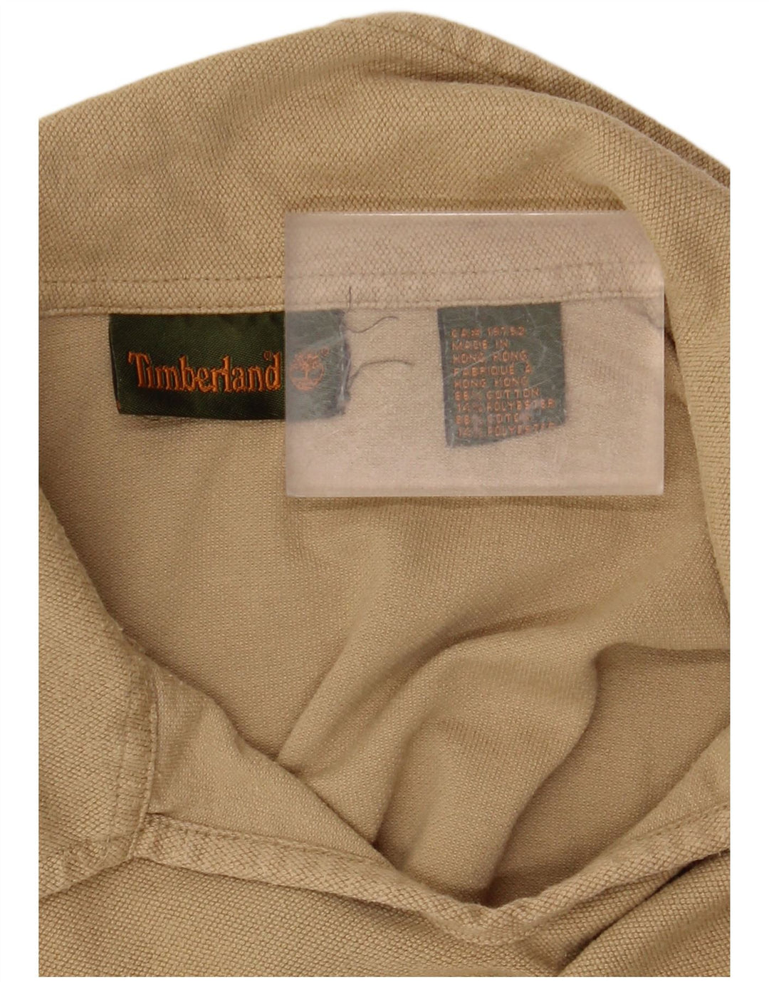 Мужская рубашка-поло TIMBERLAND XL, бежевый цветочный хлопок