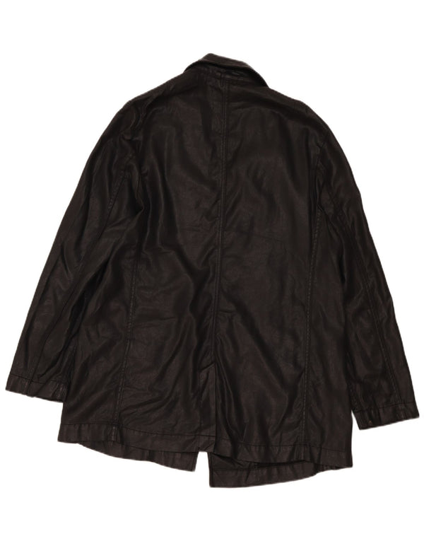 Женский открытый пиджак All Saints UK 16, большой черный лиоцелл