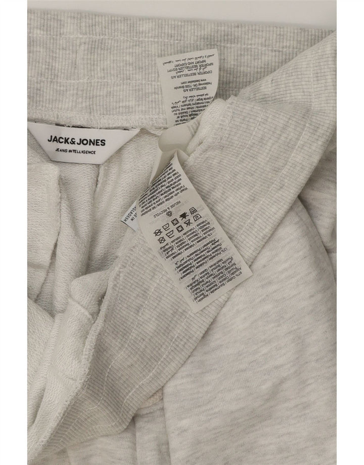 Мужские спортивные шорты Jack & Jones, большие серые хлопковые крапинки