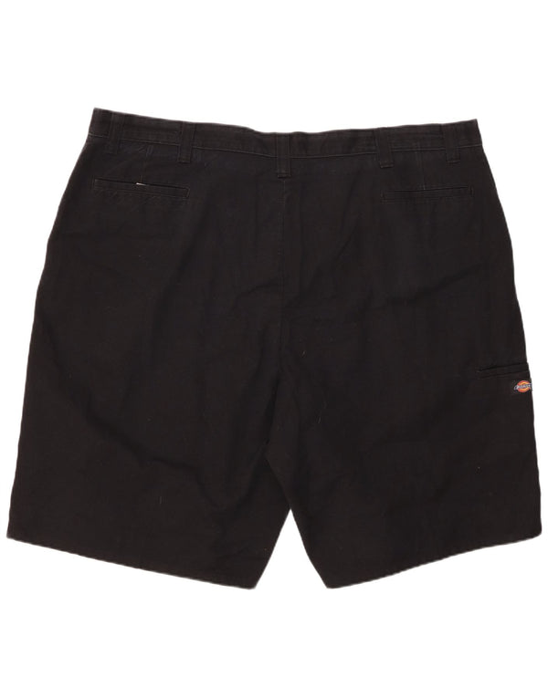 DICKIES Mens Cargo Shorts W46 3XL Black Polyester