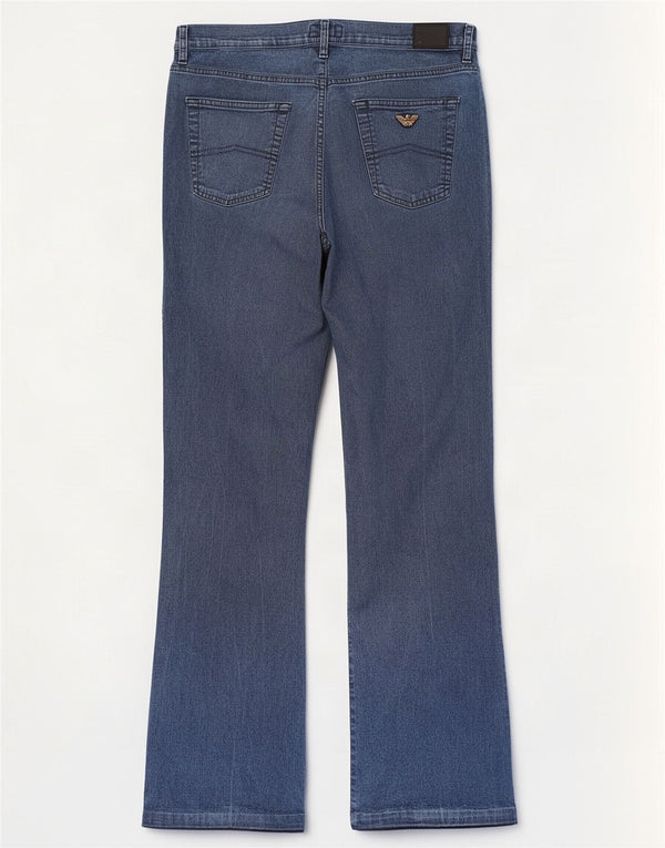 Женские джинсы комфортного кроя Armani Bootcut W34 L31 синие, хлопок