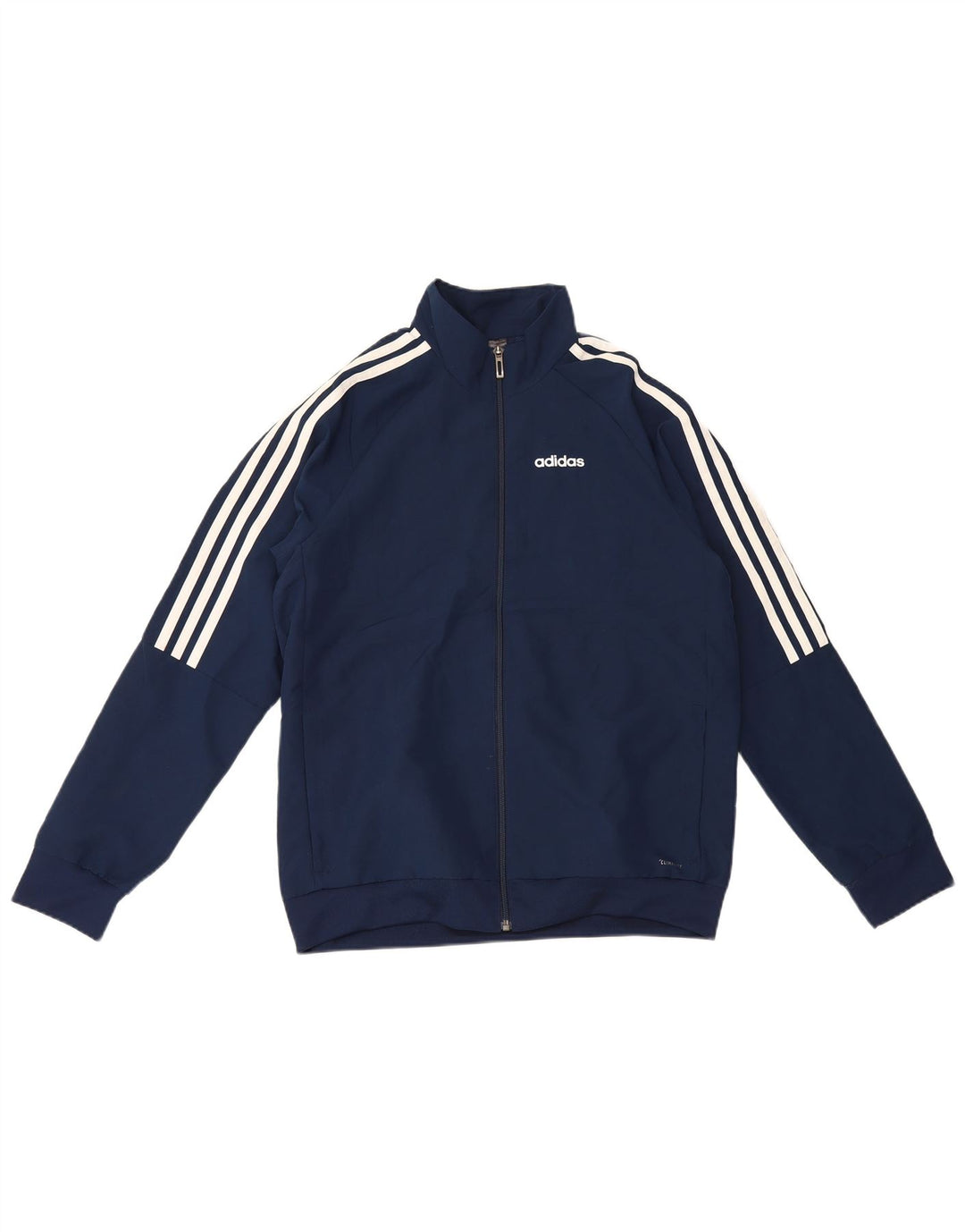 Спортивный костюм Adidas Climalite для мальчиков, верхняя куртка 13–14 лет, темно-синий полиэстер