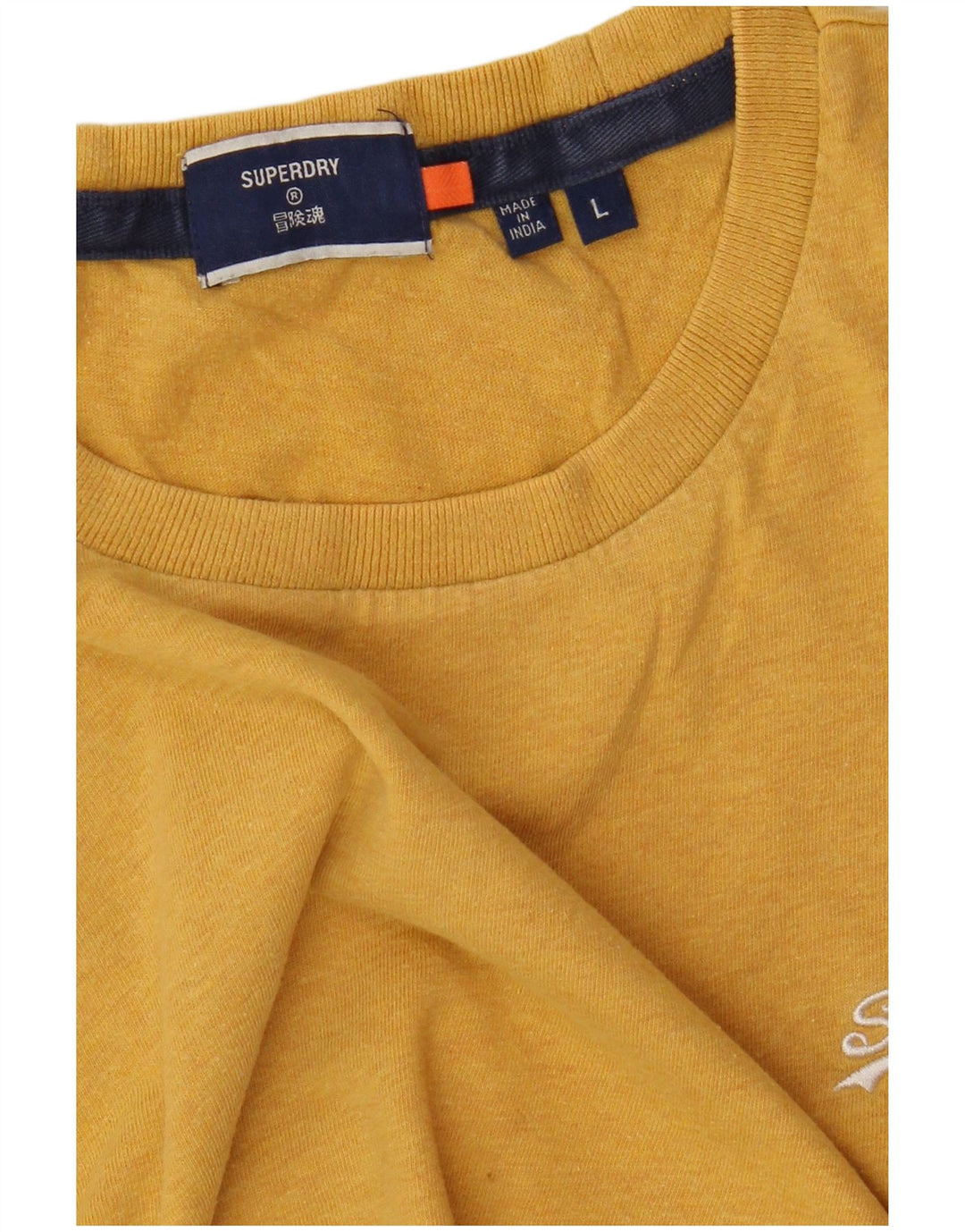 Мужская футболка Superdry, большая, желтая