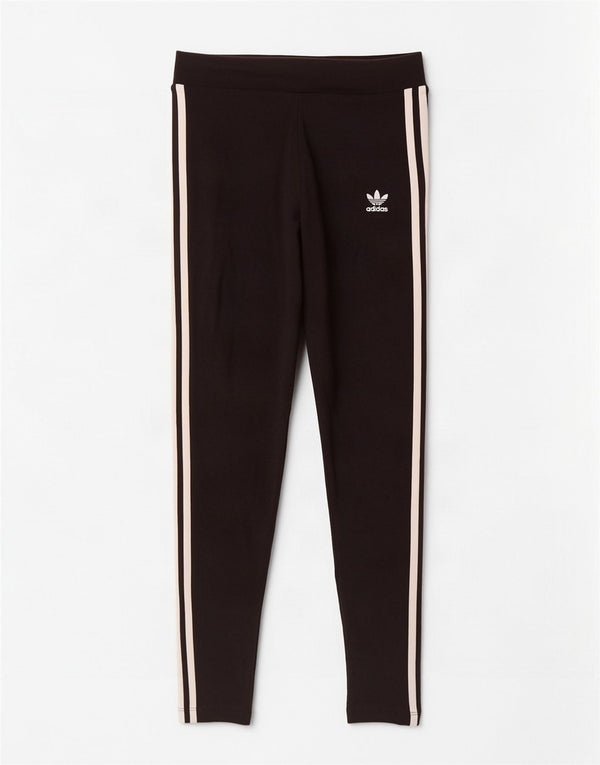 Женские леггинсы Adidas UK 10, маленькие черные хлопковые