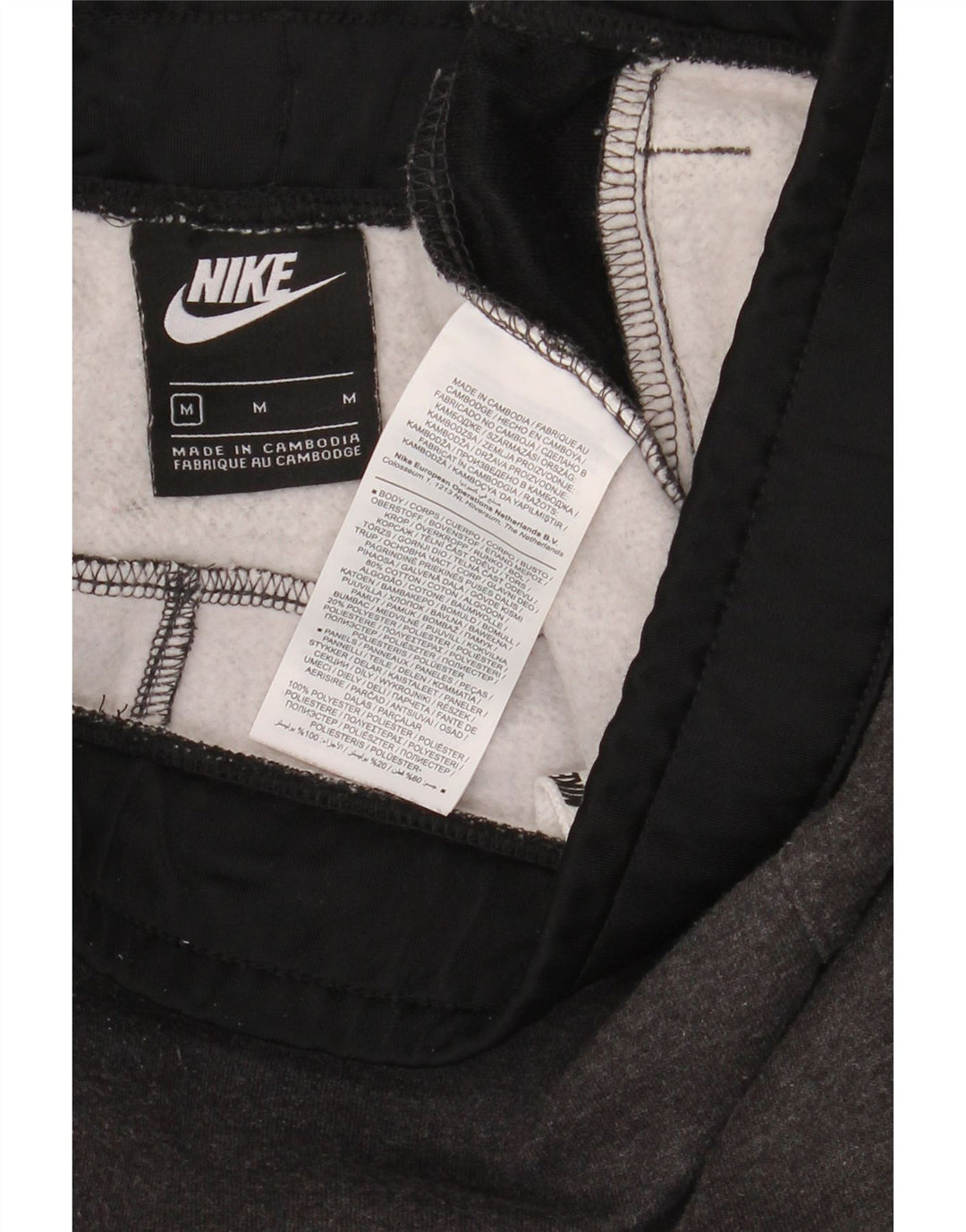 Мужские спортивные брюки Nike, джоггеры среднего серого цвета, хлопок