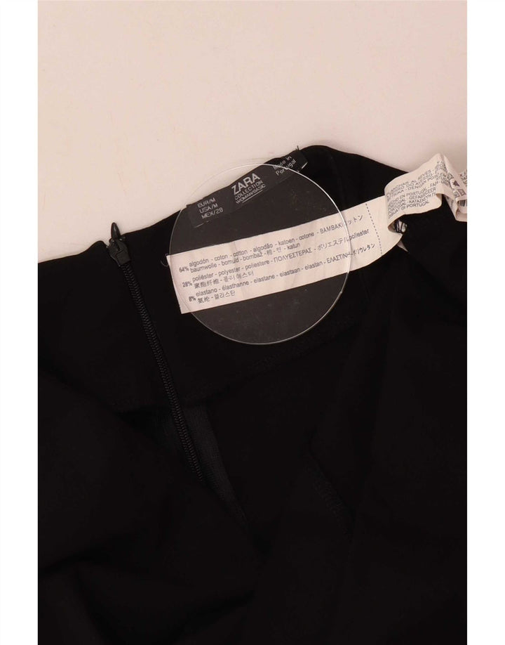 Женская макси-юбка Zara Medium W28, черный хлопок