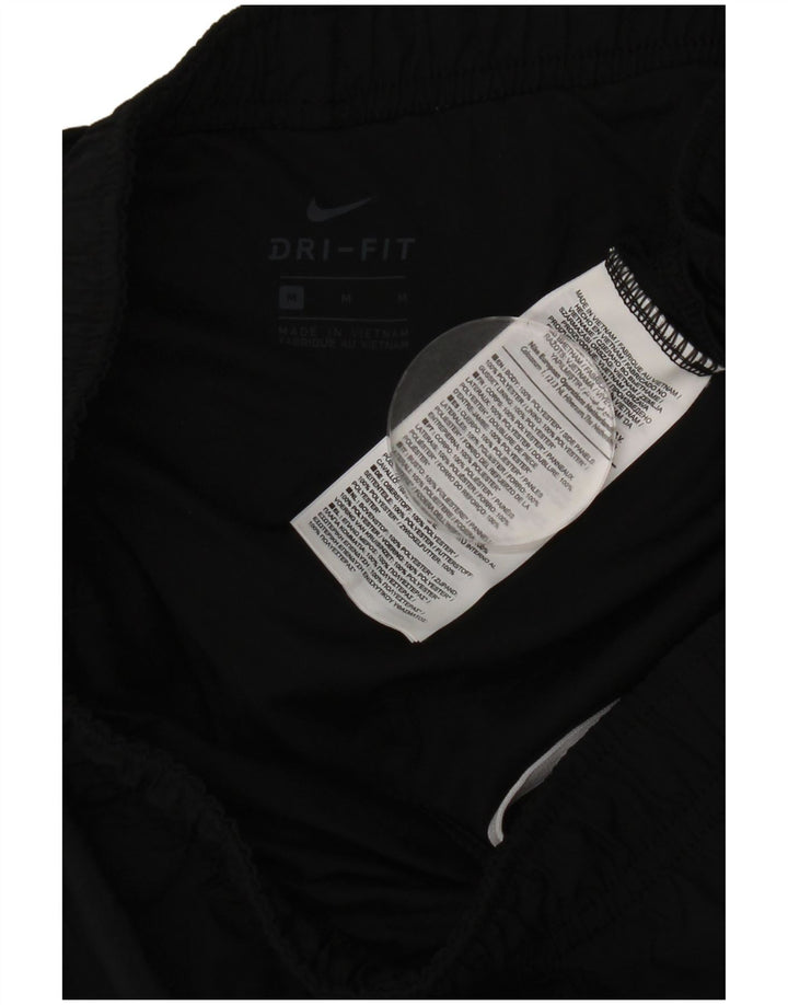 Женские спортивные шорты Nike UK 14, средние черные спортивные шорты из полиэстера