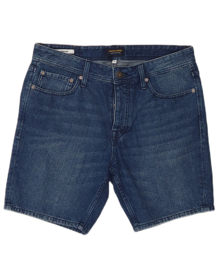 Мужские джинсовые шорты стандартного кроя Jack & Jones Medium W32, синие, хлопок