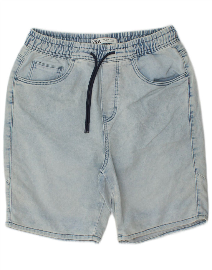 Мужские джинсовые шорты Zara Small W30, синие, хлопок