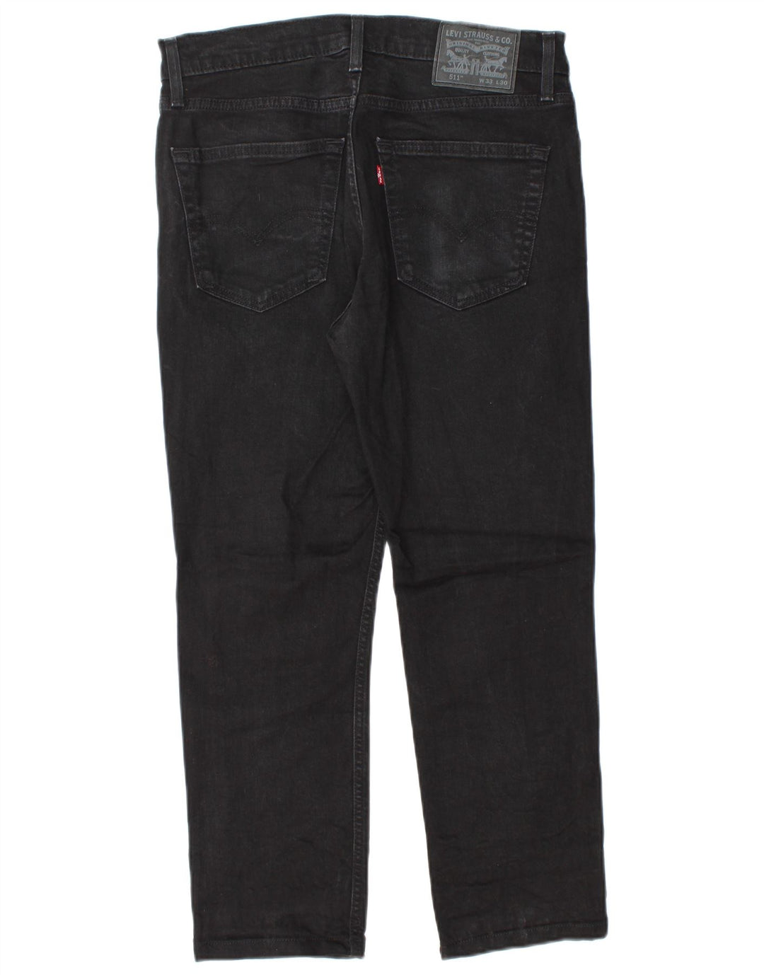 Мужские джинсы Levi's 511 Slim W33 L26, черный хлопок