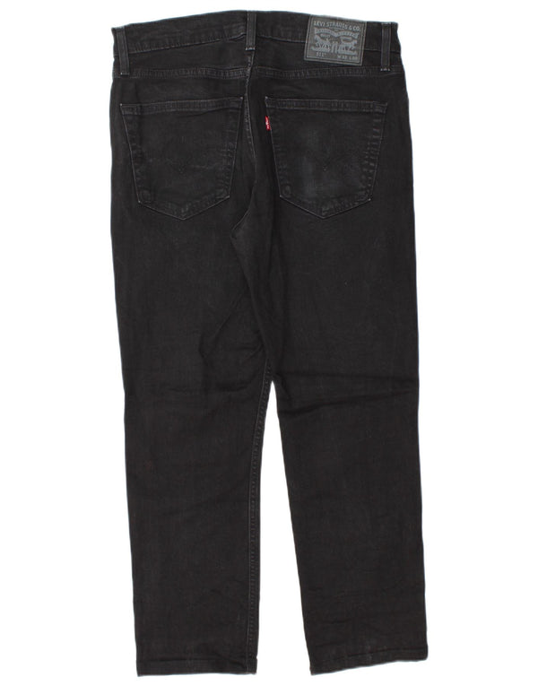 Мужские джинсы Levi's 511 Slim W33 L26, черный хлопок