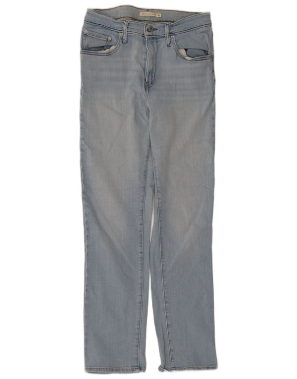 Женские прямые джинсы Levi's 724 с высокой посадкой W30 L30, синие, хлопок