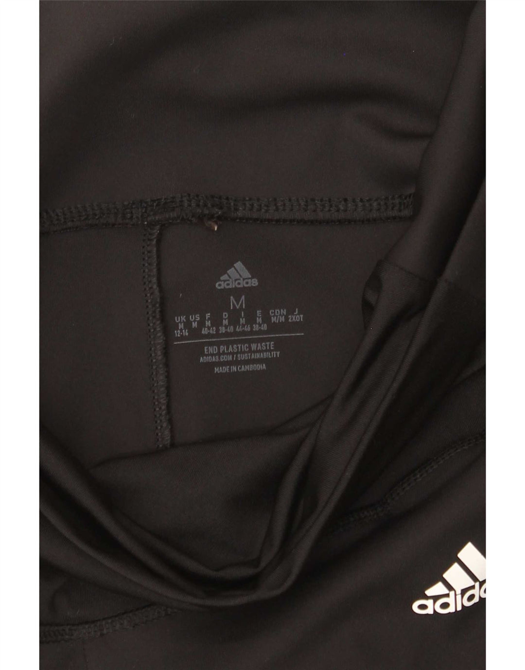 Женские леггинсы Adidas Aeroready UK 12/14, средние, черные
