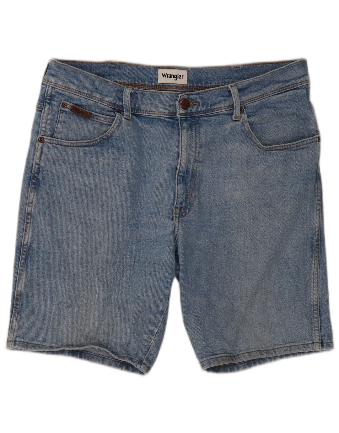 Женские джинсовые шорты Wrangler Texas W34, большие синие, хлопок