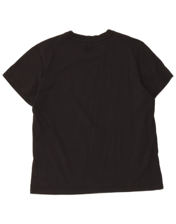 Женская футболка с рисунком Adidas Regular Fit Top UK 16/18, большая черная