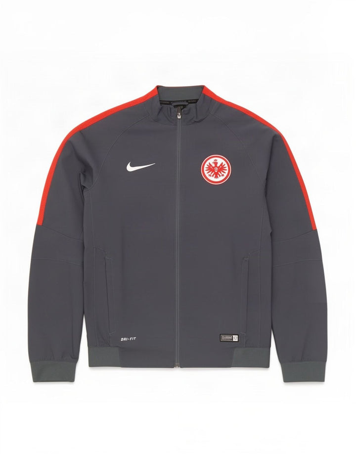 Мужская спортивная куртка Nike Eintracht Frankfurt, средний серый цвет с цветными блоками