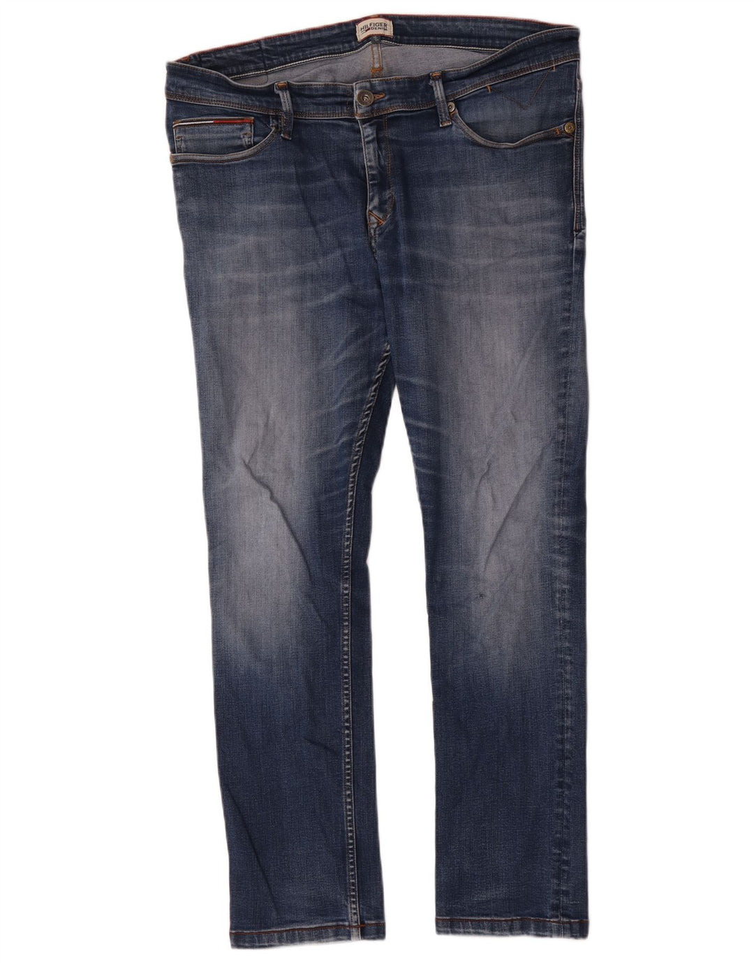 Мужские узкие джинсы Tommy Hilfiger W38 L30 синие, хлопок